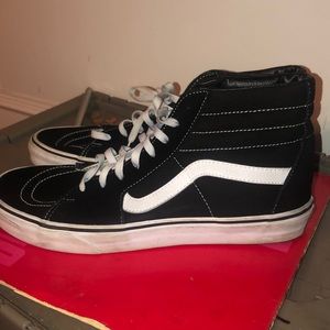 Black high top vans